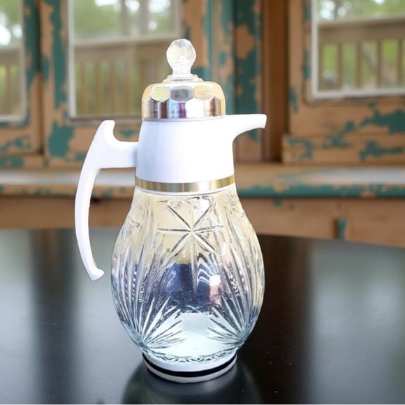 Vintage teapot / coffee pot / juice or water decanter glass decanter - Picture 8 of 15